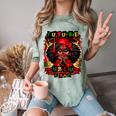 Future HBCU Grad History Girl Graduation HBCU Comfort Color Blast T-Shirt Fern