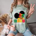 Future HBCU Grad History Girl Graduation HBCU Kids Comfort Color Blast T-Shirt Fern