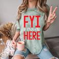 Fyi Introvert Here Raglan Baseball Tee Comfort Color Blast T-Shirt Fern Fyi Introvert Here Raglan Baseball Tee Comfort Color Blast T-Shirt Fern