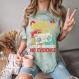 Gen X Lots Of Memories No Evidence Retro Nostalgia Humor Comfort Color Blast T-Shirt Fern