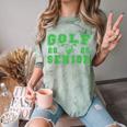 Golf Senior Night Golf Senior 2025 Graduation 32 Comfort Color Blast T-Shirt Fern