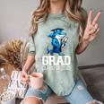 Grad Class Of 2025 Boys Shark Graduation Graduated Comfort Color Blast T-Shirt Fern