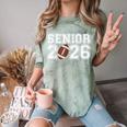 Graduate Senior Class Of 2026 Graduation American Football Comfort Color Blast T-Shirt Fern