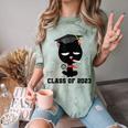 I Graduated Class Of2023 Cat Graduation Comfort Color Blast T-Shirt Fern