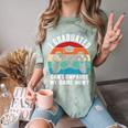 I Graduated Can I Unpause My Game Now Retro Graduation Comfort Color Blast T-Shirt Fern