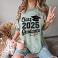 Graduation 2025 Senior 2025 Class Of 2025 Graduate Comfort Color Blast T-Shirt Fern