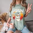 Graduation Day 2025 Graduate Class School Degree College Dog Comfort Color Blast T-Shirt Fern