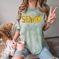 Graduation Party SEN18R Senior 2018 High School T-Shirt Comfort Color Blast T-Shirt Fern