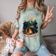 I Hate People Id Rather Be Camping Sarcastic Introvert Comfort Color Blast T-Shirt Fern