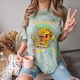 High School Level Complete Gamer Graduation Dinosaur 2021 Comfort Color Blast T-Shirt Fern