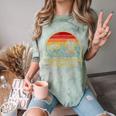 Id Rather Be Playing With My Disc Introvert Disc Golf Comfort Color Blast T-Shirt Fern