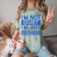 I'm Not Quite I'm Overthinking Introvert Quote Comfort Color Blast T-Shirt Fern I'm Not Quite I'm Overthinking Introvert Quote Comfort Color Blast T-Shirt Fern
