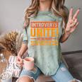 Introvert Antisocial Sarcasm Introverts Unite Anti Social Comfort Color Blast T-Shirt Fern Introvert Antisocial Sarcasm Introverts Unite Anti Social Comfort Color Blast T-Shirt Fern