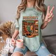 Introvert Book Lover The Bookworm's Retreat Comfort Color Blast T-Shirt Fern