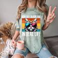 Introvert Cat How Do I Block You Retro Cat Sarcastic Men Women Girls Comfort Color Blast T-Shirt Fern