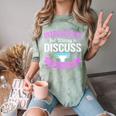 Introvert Hippie Mom Cloth Diapers Crunchy Mama Comfort Color Blast T-Shirt Fern