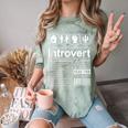 Introvert Label Antisocial Loner Socially Awkward Comfort Color Blast T-Shirt Fern Introvert Label Antisocial Loner Socially Awkward Comfort Color Blast T-Shirt Fern