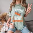 Im An Introvert Unless You Talk About Harmonicas Comfort Color Blast T-Shirt Fern