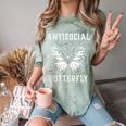 Introverted Introvert Antisocial Butterfly Comfort Color Blast T-Shirt Fern Introverted Introvert Antisocial Butterfly Comfort Color Blast T-Shirt Fern