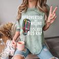 Introverted But Willing To Discuss 90s Rap Socially Awkward Comfort Color Blast T-Shirt Fern