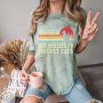 Introverted But Willing To Discuss Cats Kitten Pet Lover Comfort Color Blast T-Shirt Fern Introverted But Willing To Discuss Cats Kitten Pet Lover Comfort Color Blast T-Shirt Fern