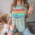 Introverted But Willing To Discuss Sourdough Bread Comfort Color Blast T-Shirt Fern Introverted But Willing To Discuss Sourdough Bread Comfort Color Blast T-Shirt Fern