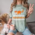 Introverts Cat Lover Introvert Antisocial Cats Anti Social Comfort Color Blast T-Shirt Fern Introverts Cat Lover Introvert Antisocial Cats Anti Social Comfort Color Blast T-Shirt Fern