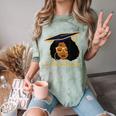 Its Doctor Actually Graduation Healthcare Afro Women Comfort Color Blast T-Shirt Fern