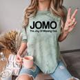 JOMO Joy Of Missing Out Fomo Fear Cozy Introvert Joke Comfort Color Blast T-Shirt Fern JOMO Joy Of Missing Out Fomo Fear Cozy Introvert Joke Comfort Color Blast T-Shirt Fern