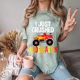 I Just Crushed Kindergarten Monster Graduation Shirt Comfort Color Blast T-Shirt Fern