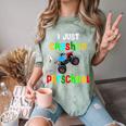 I Just Crushed Preschool Monster Graduation Comfort Color Blast T-Shirt Fern