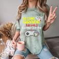 Kids Second Grade Graduation Video Game Shirt Comfort Color Blast T-Shirt Fern