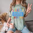 Kids STRAIGHT OUTTA KINDERGARTEN T-SHIRT FUNNY GRADUATION GIFT Comfort Color Blast T-Shirt Fern