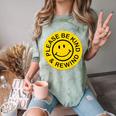 Be Kind Rewind Shirt Retro Nostalgia Sticker 80s 90s Tee Premium Tri-Blend Comfort Color Blast T-Shirt Fern