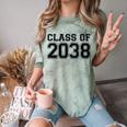 Kindergarten Class Of 2038 First Day School Graduation Comfort Color Blast T-Shirt Fern