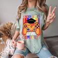 Kindergarten Graduation Level Complete Gamer Graduation Kids Comfort Color Blast T-Shirt Fern