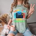 Kindergarten Level Complete Graduation Class 2025 Gamer Boys Comfort Color Blast T-Shirt Fern