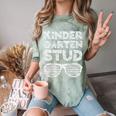 Kindergarten Stud Shirt Girl Boy Back To School Graduation Comfort Color Blast T-Shirt Fern