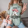 This Is My Last Rodeo Senior 2026 Cowgirl Graduation Comfort Color Blast T-Shirt Fern