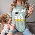Level Up High School 8th Grade Graduation T-Shirt Comfort Color Blast T-Shirt Fern