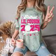 Lil Cousin Of a 2025 Graduate Prom Graduation 25 VolleyBall Comfort Color Blast T-Shirt Fern