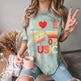 I Love 70's Music Retro Style Nostalgia Cassette 1970s Party Comfort Color Blast T-Shirt Fern