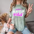 Makeup Artist Beauty Cosmetologist Graduation T-Shirt Comfort Color Blast T-Shirt Fern