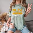 Master Graduation Completed Master Of Education Teacher Men Women Comfort Color Blast T-Shirt Fern