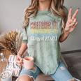 Mastered It 2020 Masters Degree Graduation For Him Her Comfort Color Blast T-Shirt Fern