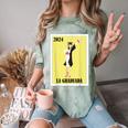 Mexican For Graduation La Graduada 2024 Comfort Color Blast T-Shirt Fern