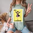 Mexican For Graduation La Graduada 2025 Comfort Color Blast T-Shirt Fern
