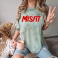 Misfit Outfit And Costume Introvert Apparel Comfort Color Blast T-Shirt Fern