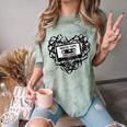 Mixed Tape Emotions Music Lover Nostalgia Quote Premium Tri-Blend Comfort Color Blast T-Shirt Fern