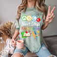 Next Stop Kindergarten Preschool Graduation 2025 Boy Girl Comfort Color Blast T-Shirt Fern